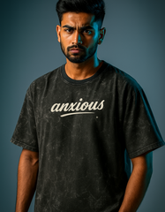 Anxious (Unisex Oversized Acid Washed)
