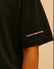 Overthinker- (Unisex Oversized Terry Black)