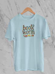 Book Worm (Unisex T-Shirt) - Baby Blue / S