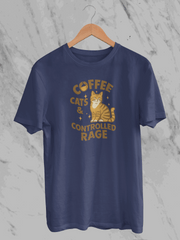 Coffee Cats & Controlled Rage (Unisex T-Shirt)