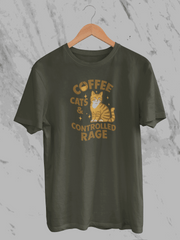 Coffee Cats & Controlled Rage (Unisex T-Shirt)