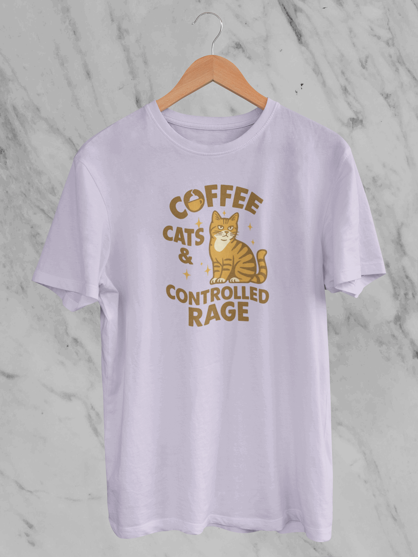 Coffee Cats & Controlled Rage (Unisex T-Shirt)