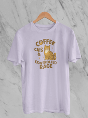 Coffee Cats & Controlled Rage (Unisex T-Shirt)