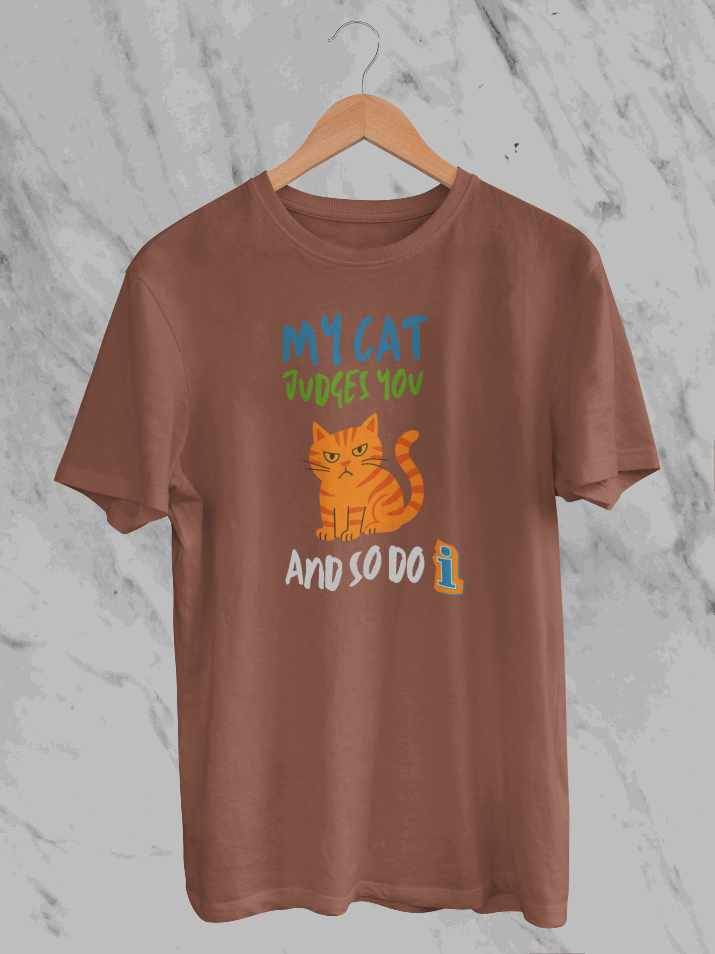 My Cat Judges You And So Do I (Unisex T-Shirt)