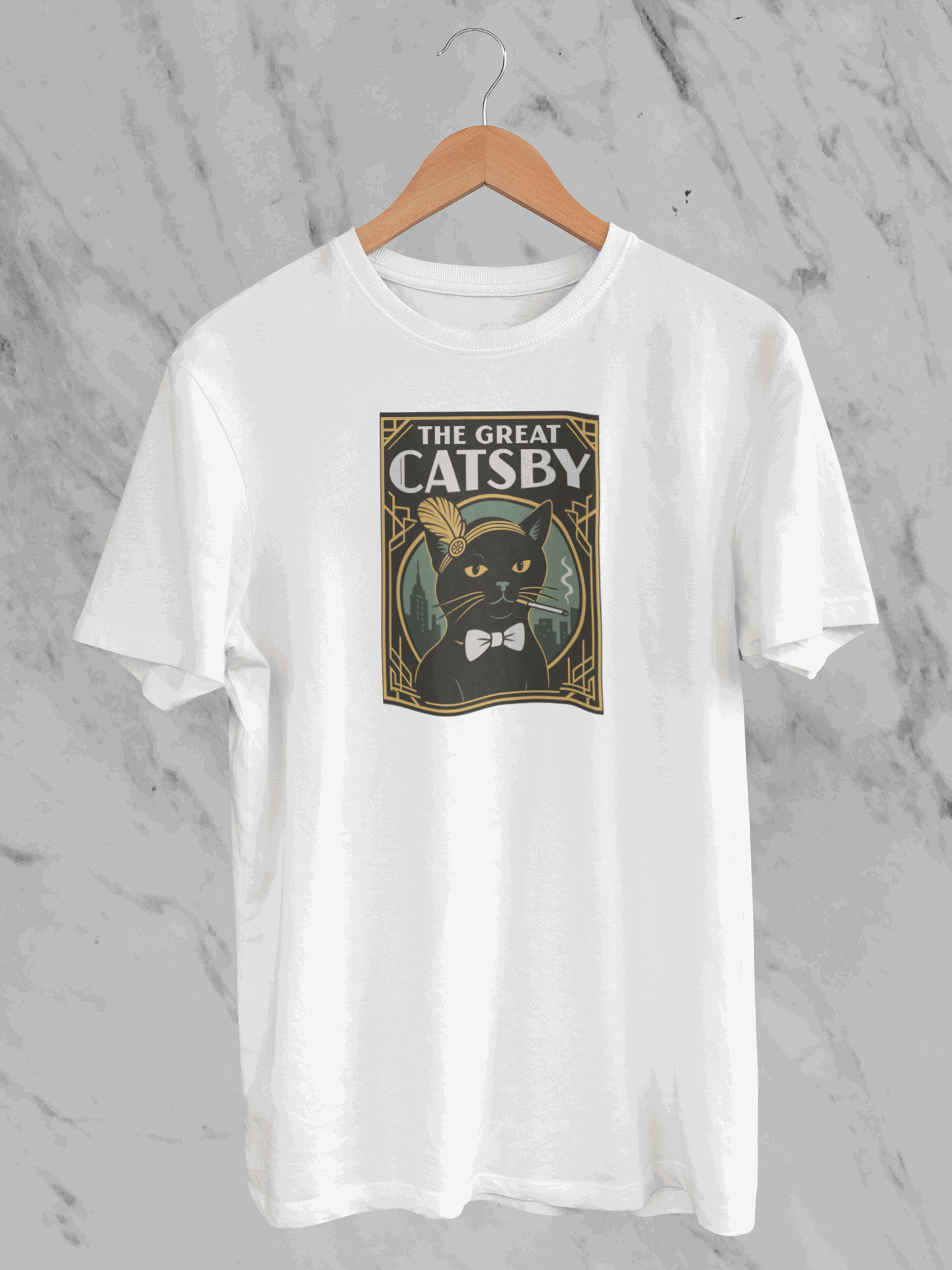 The Great Catsby Girl (Unisex T-Shirt)