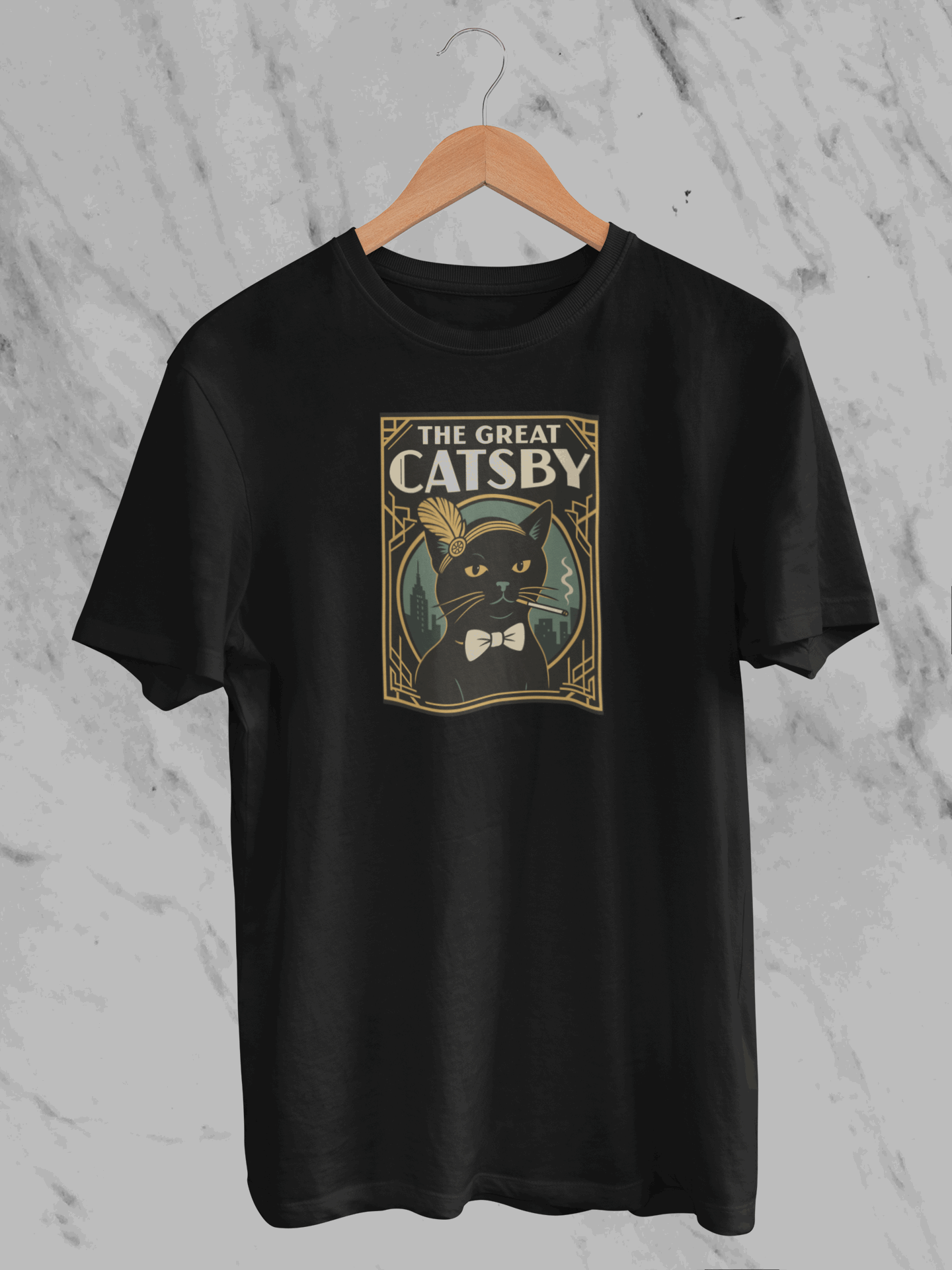 The Great Catsby Girl (Unisex T-Shirt)
