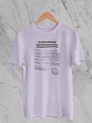 Overthinker Nutrition Facts - Unisex T-Shirt