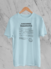 Overthinker Nutrition Facts - Unisex T-Shirt