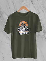 Keep Calm And Ride On - Unisex T-Shirt