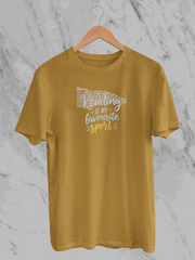 Reading Is My Favorite Sport (Unisex T-Shirt)