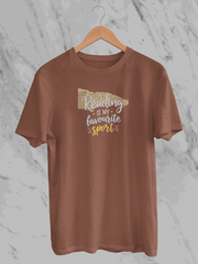 Reading Is My Favorite Sport (Unisex T-Shirt)