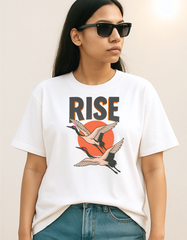 Rise (Unisex Oversized Terry White)