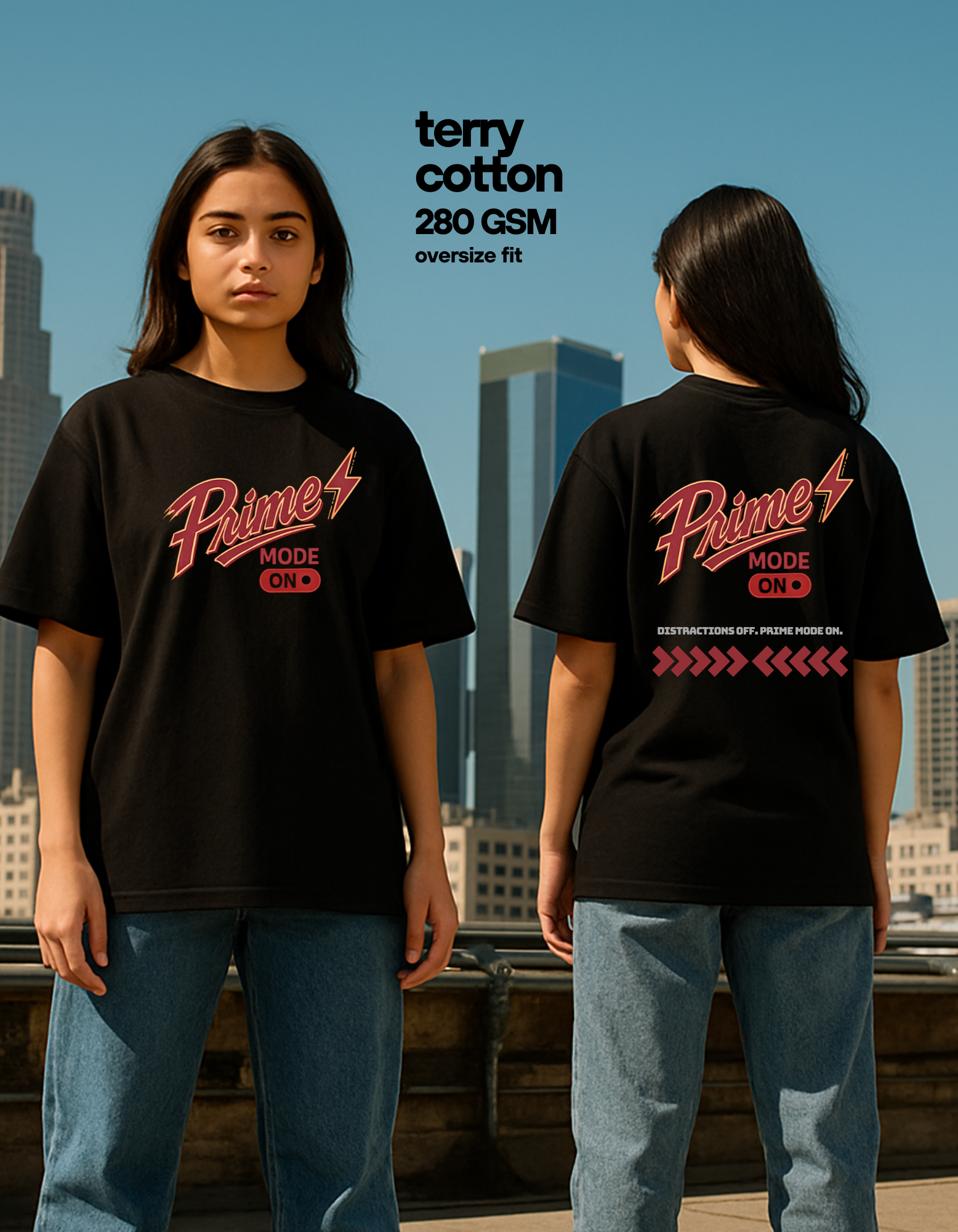 Prime (Unisex Terry Black)