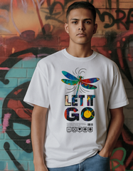 Let it go (Unisex Oversized White)