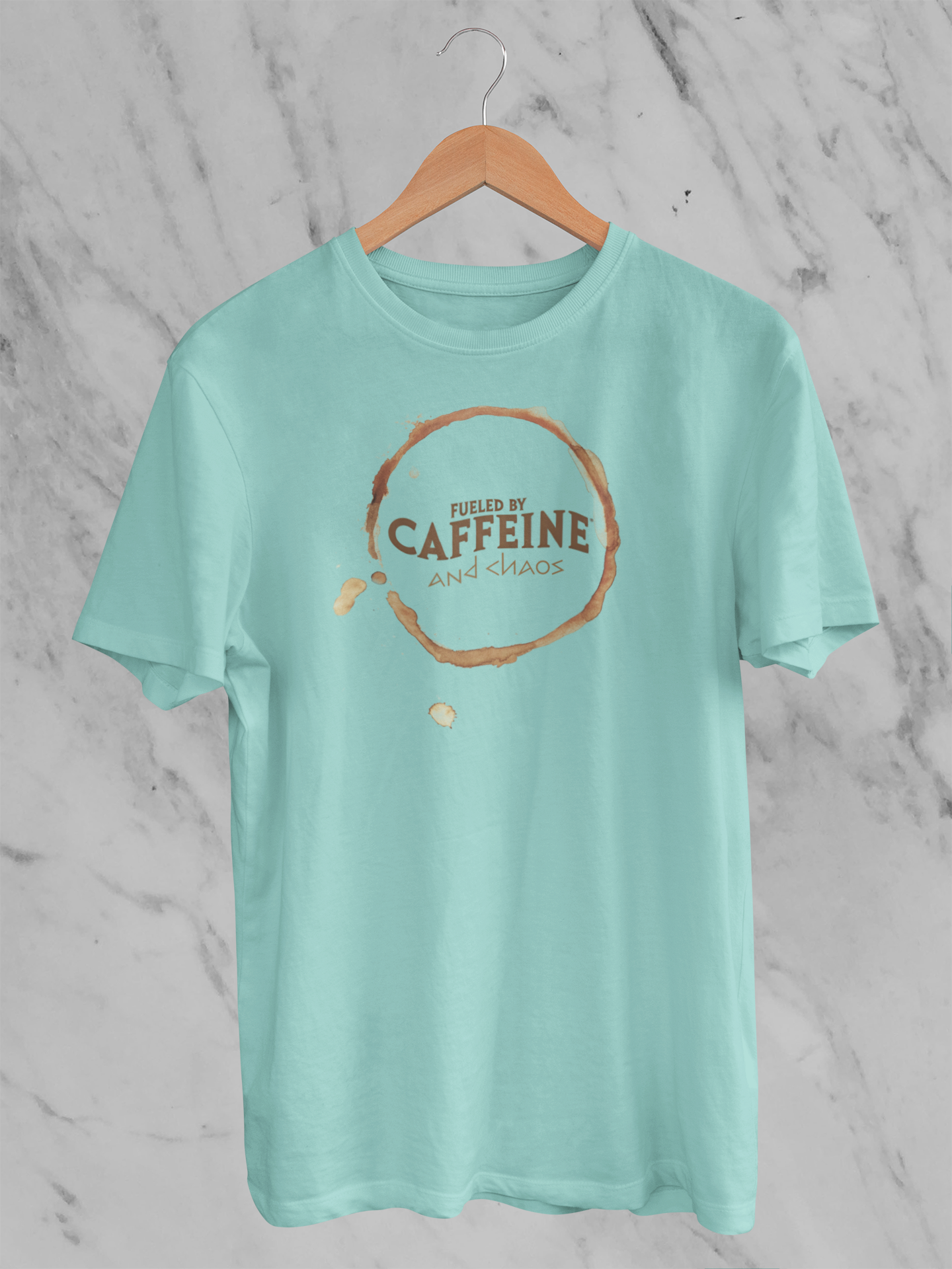 Fueled By Caffeine And Chaos - Unisex T-Shirt
