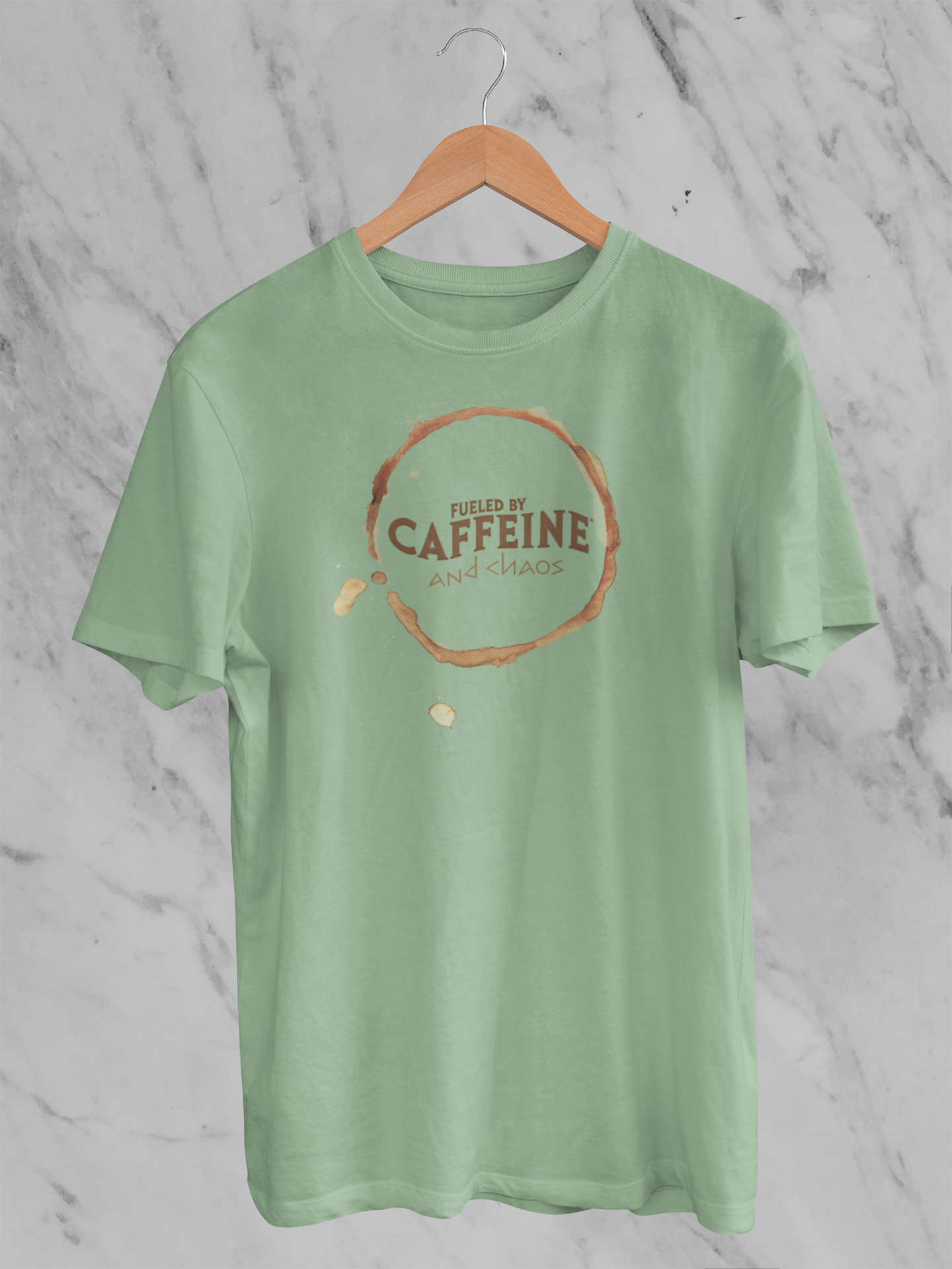Fueled By Caffeine And Chaos - Unisex T-Shirt