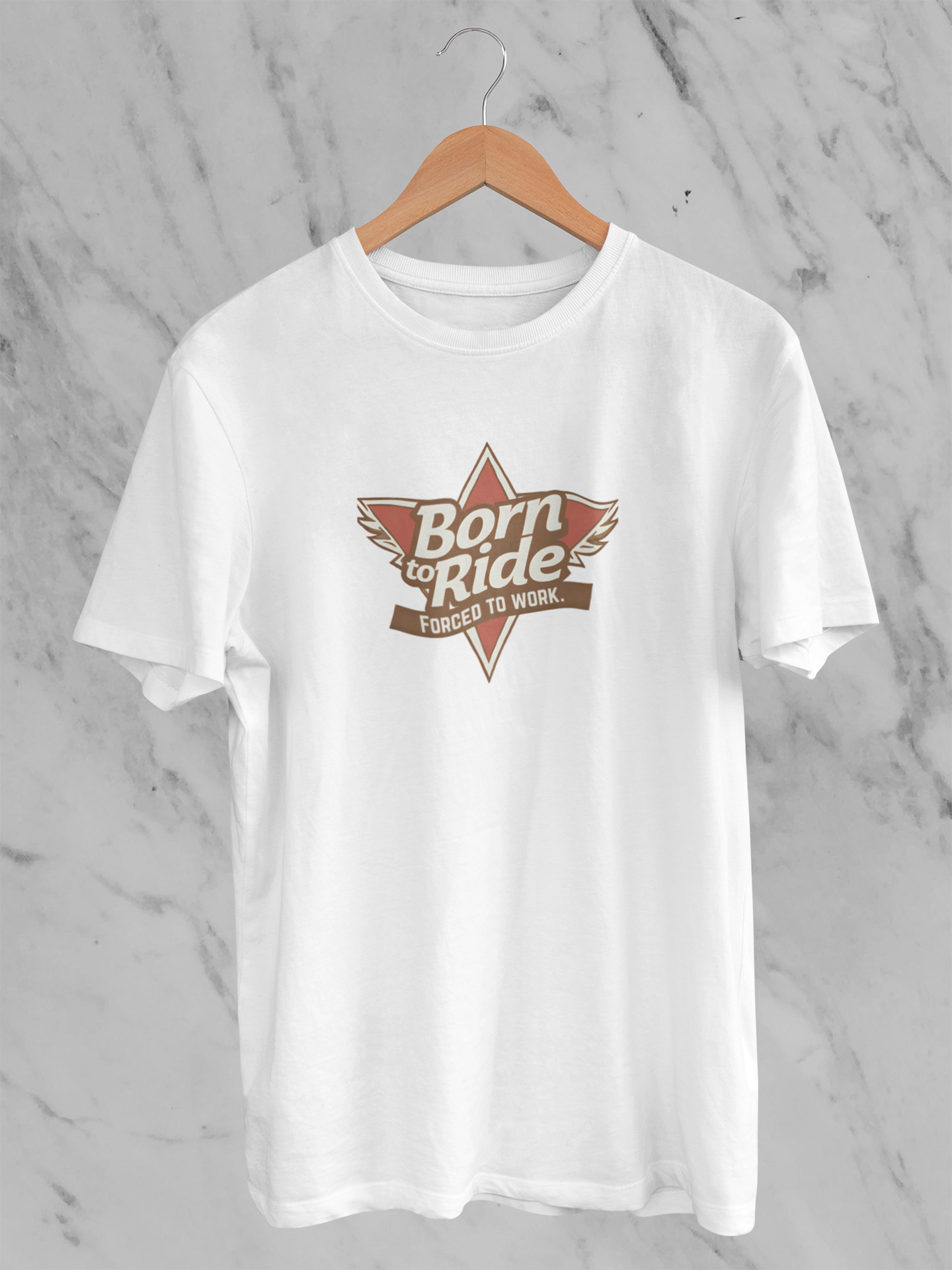 Born To Ride Forced To Work - Unisex T-Shirt