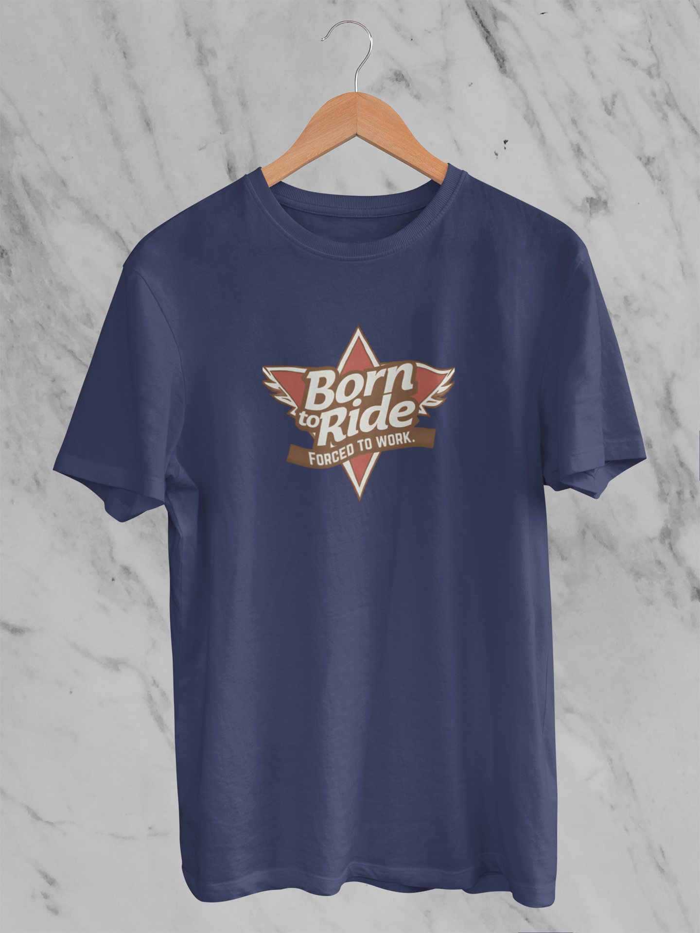 Born To Ride Forced To Work - Unisex T-Shirt