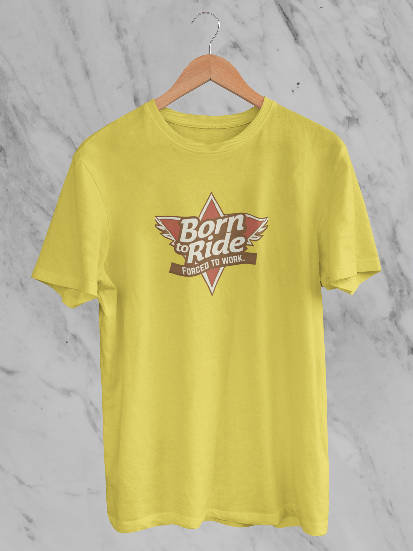 Born To Ride Forced To Work - Unisex T-Shirt