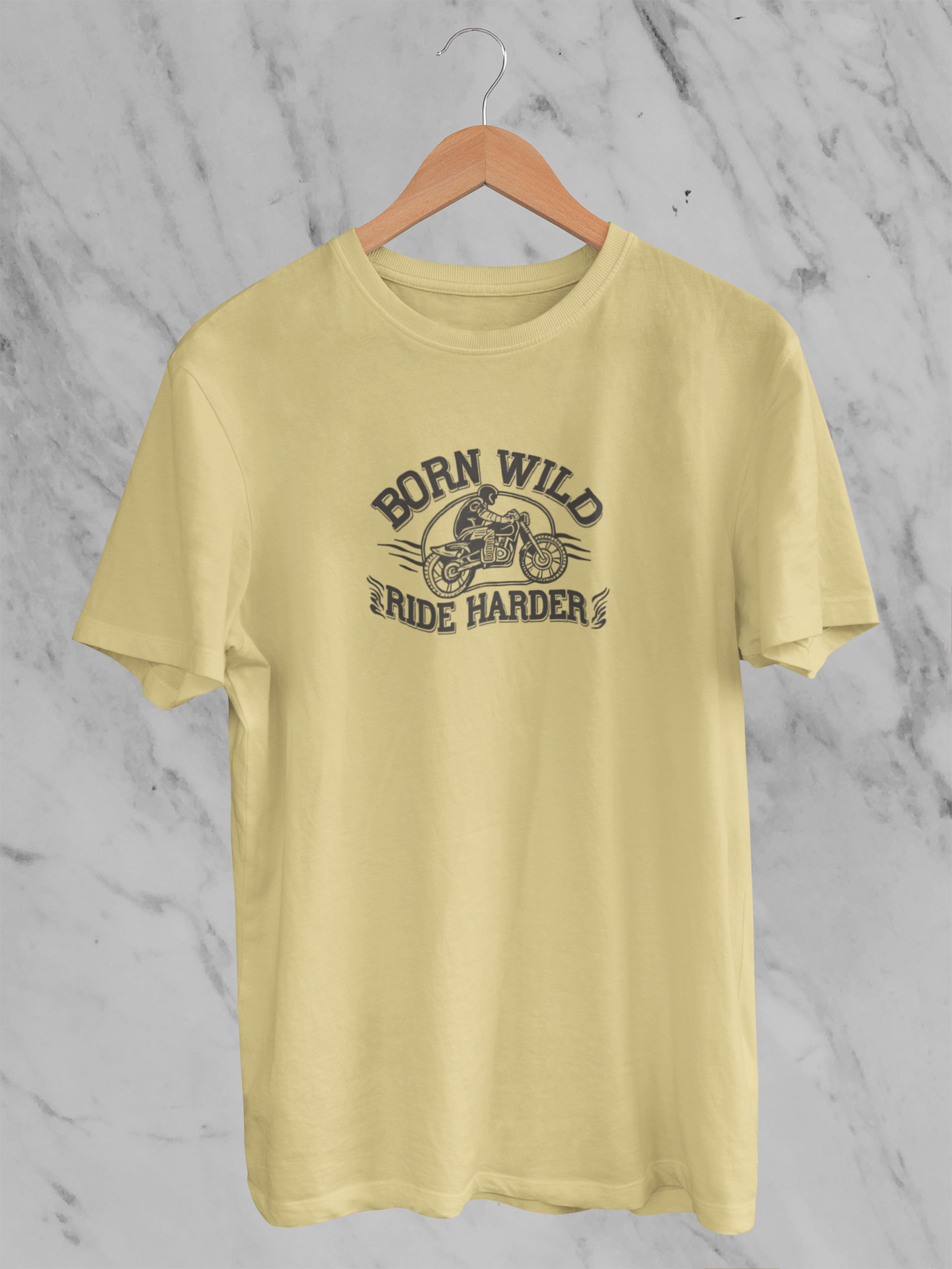 Born Wild Ride Harder - Unisex T-Shirt