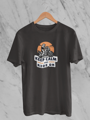 Keep Calm And Ride On - Unisex T-Shirt