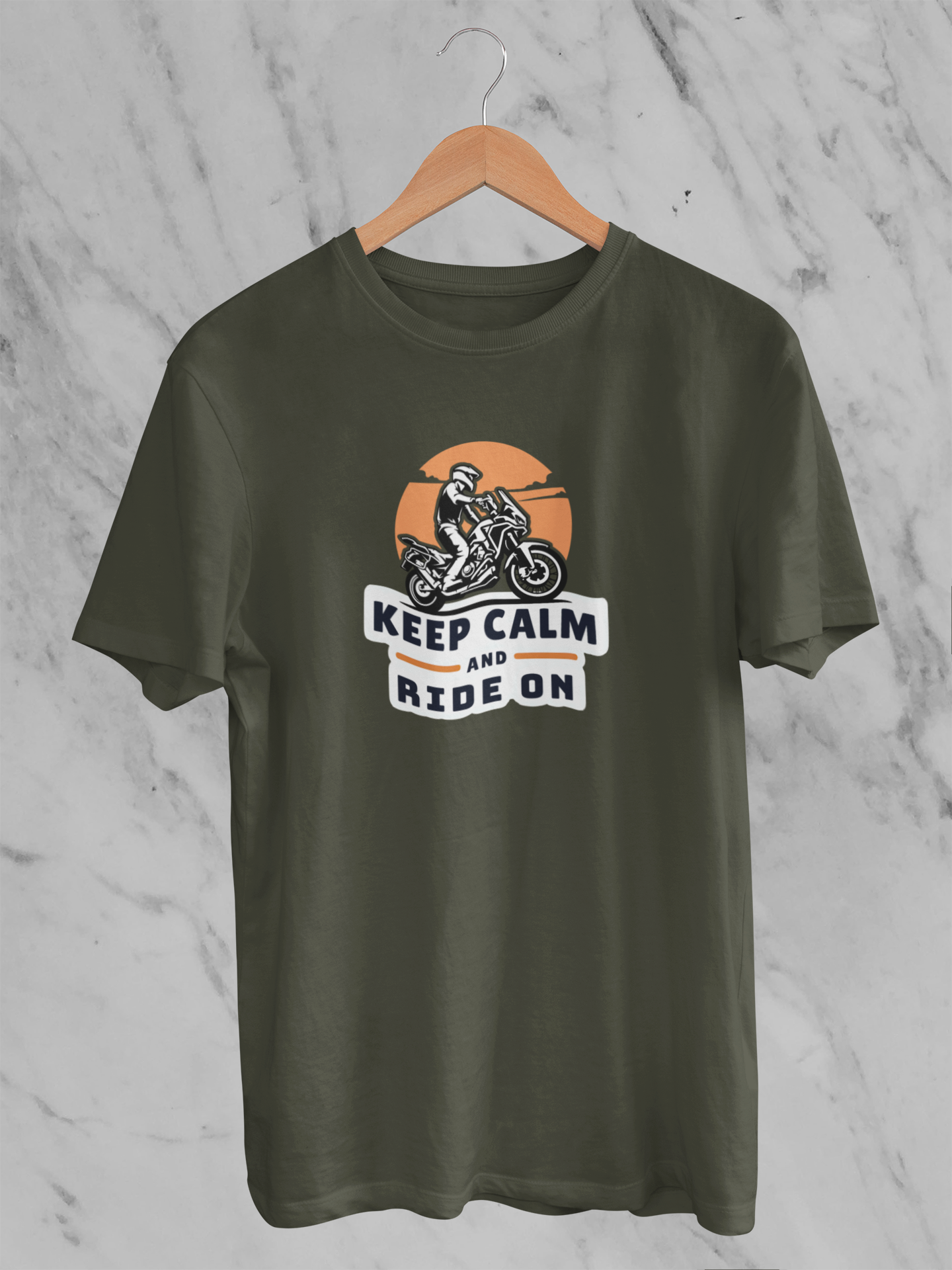 Keep Calm And Ride On - Unisex T-Shirt