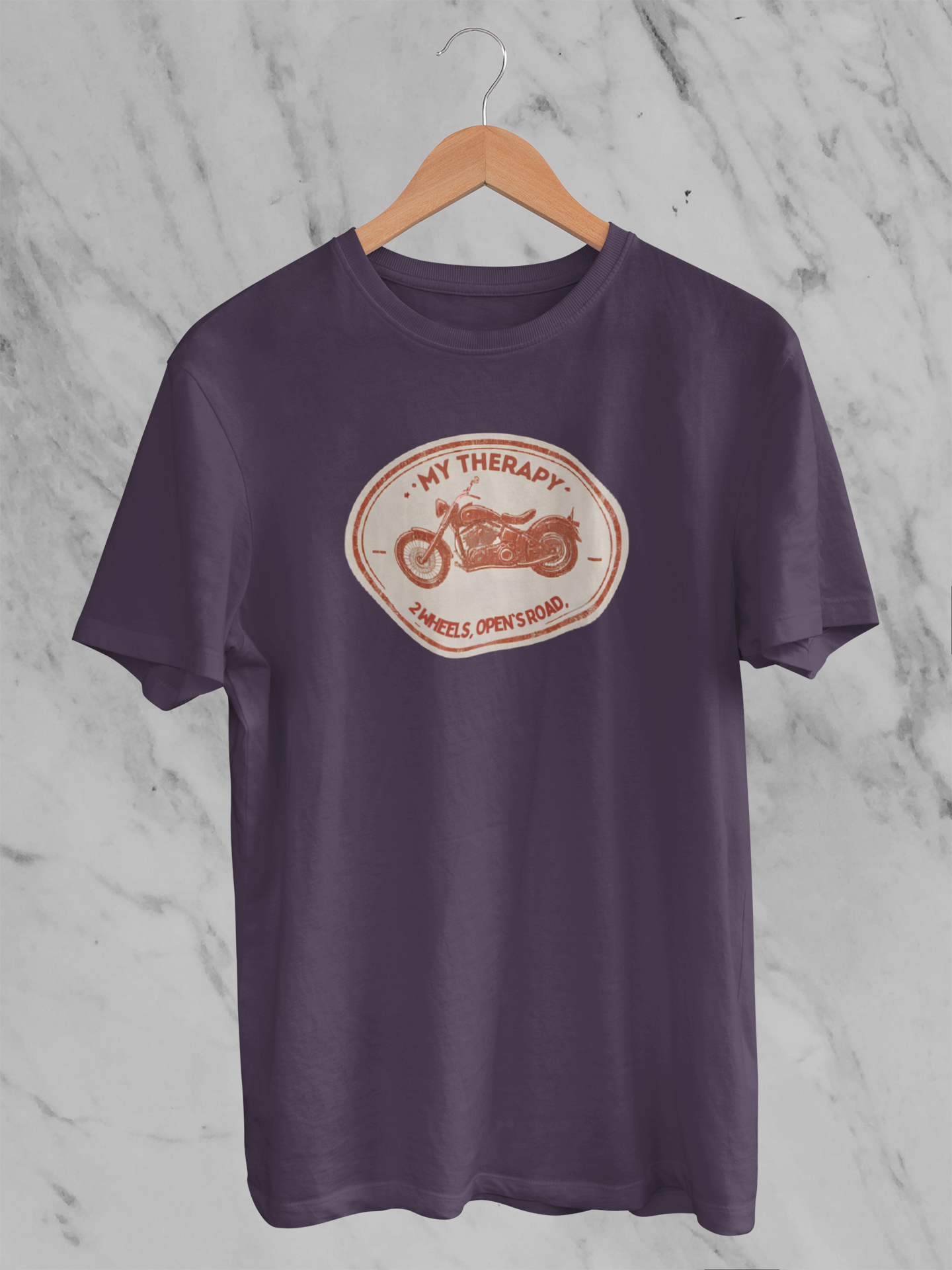 My Therapy 2 Wheels, Open's Road - Unisex T-Shirt