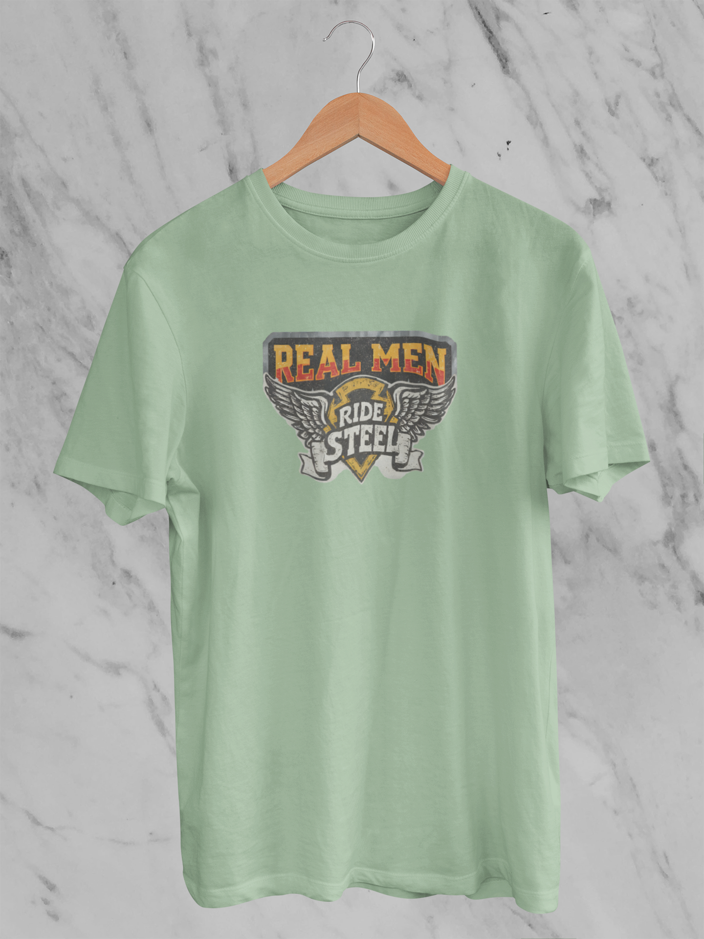 Real Men Ride Steel - Unisex T-Shirt