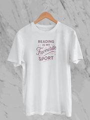 Reading Is My Favourite Sport (Unisex T-Shirt)
