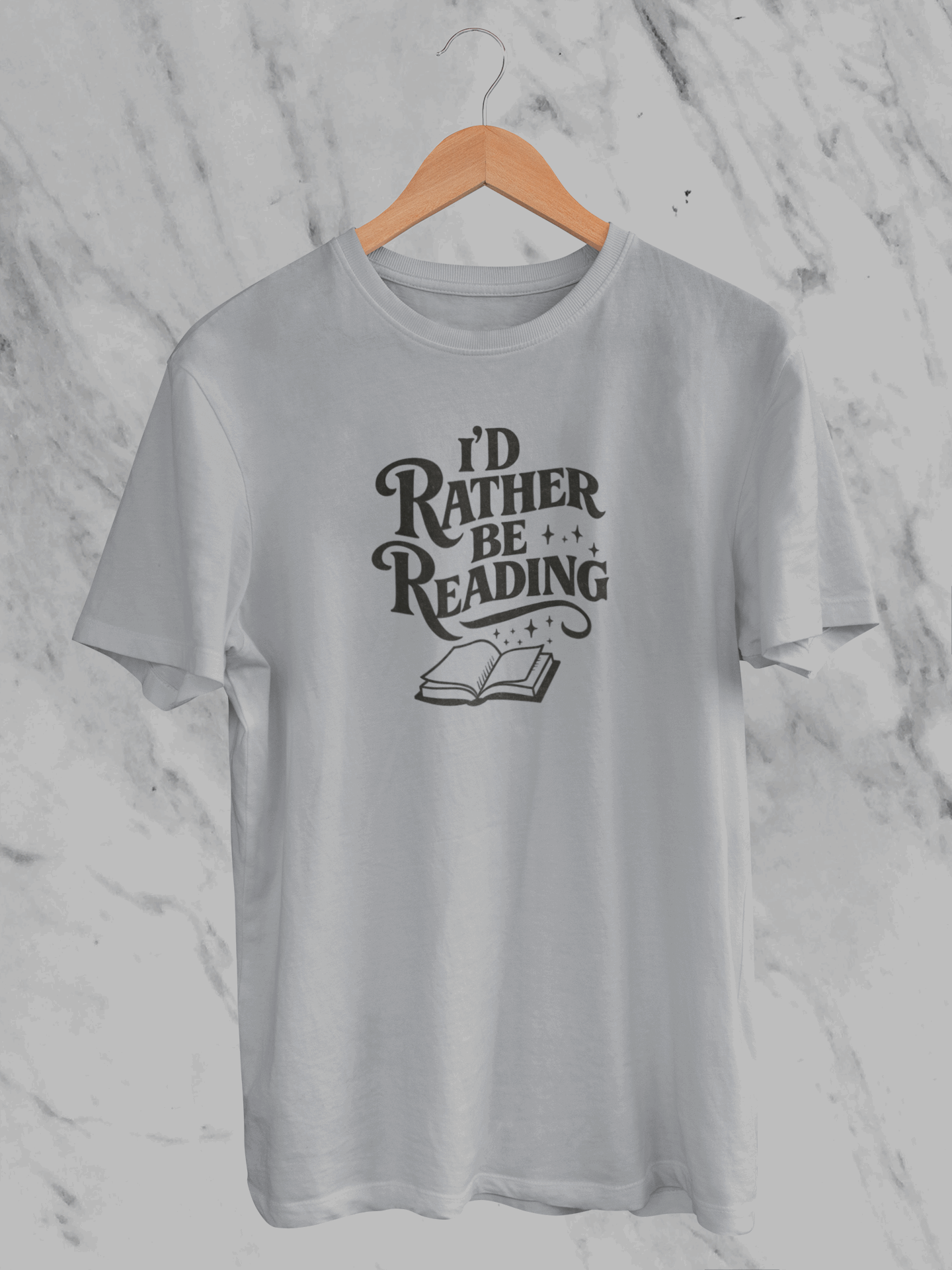 I'd Rather Be Reading (Unisex T-Shirt)