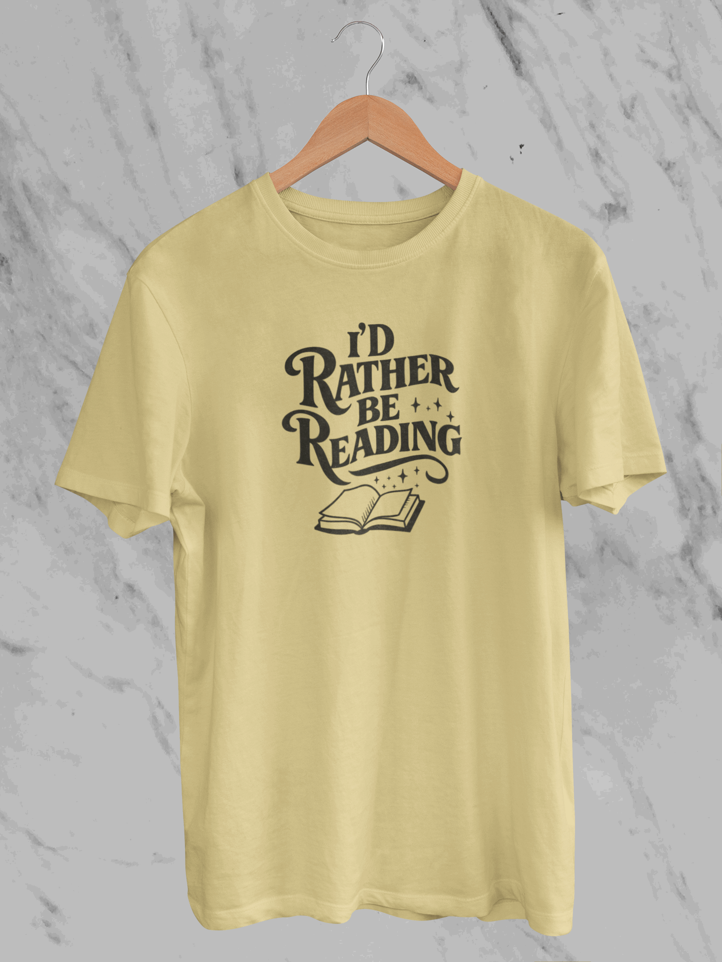 I'd Rather Be Reading (Unisex T-Shirt)
