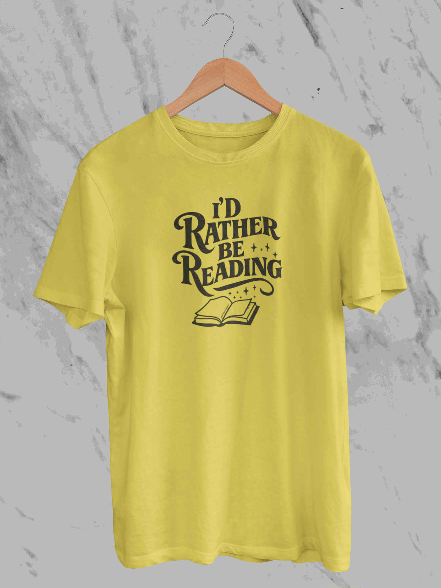 I'd Rather Be Reading (Unisex T-Shirt)