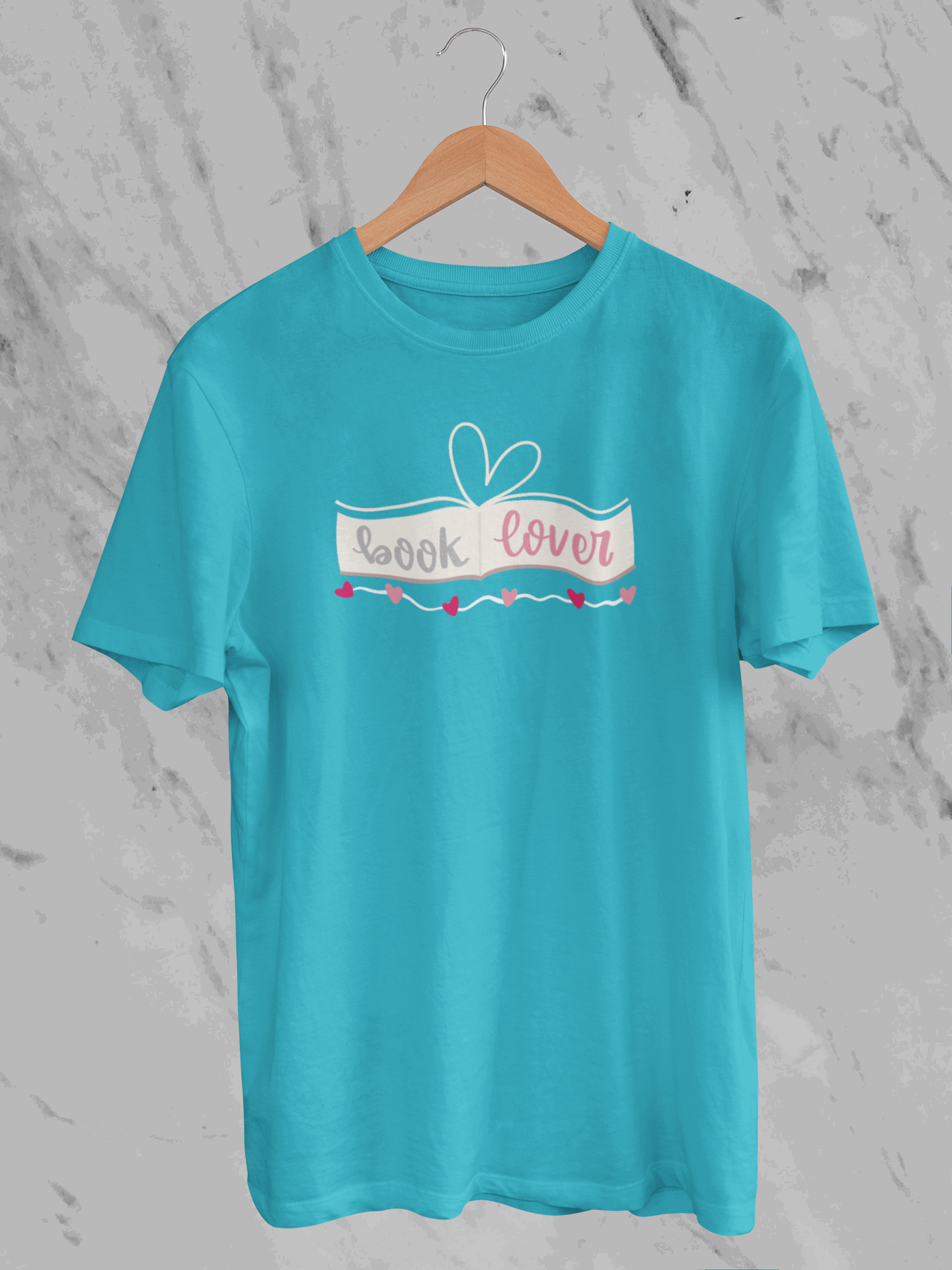 Heart Book Lover (Unisex T-Shirt)