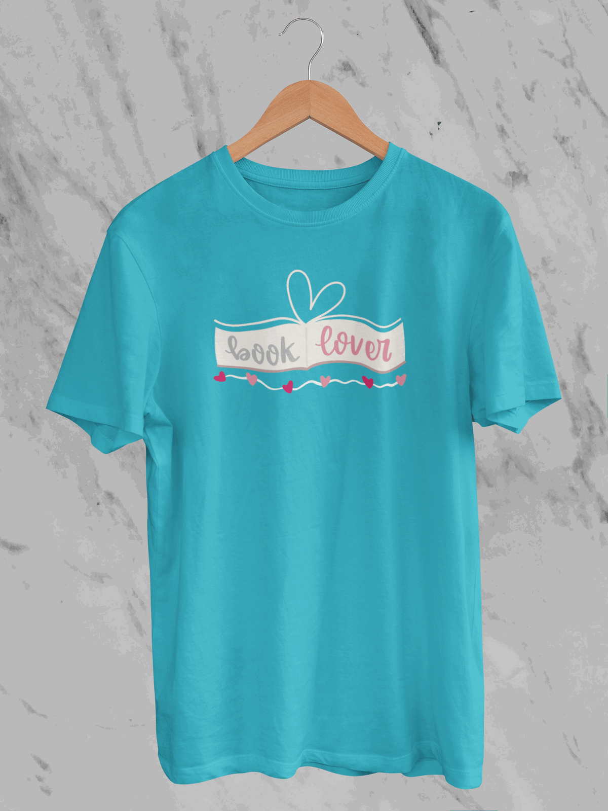 Heart Book Lover (Unisex T-Shirt)