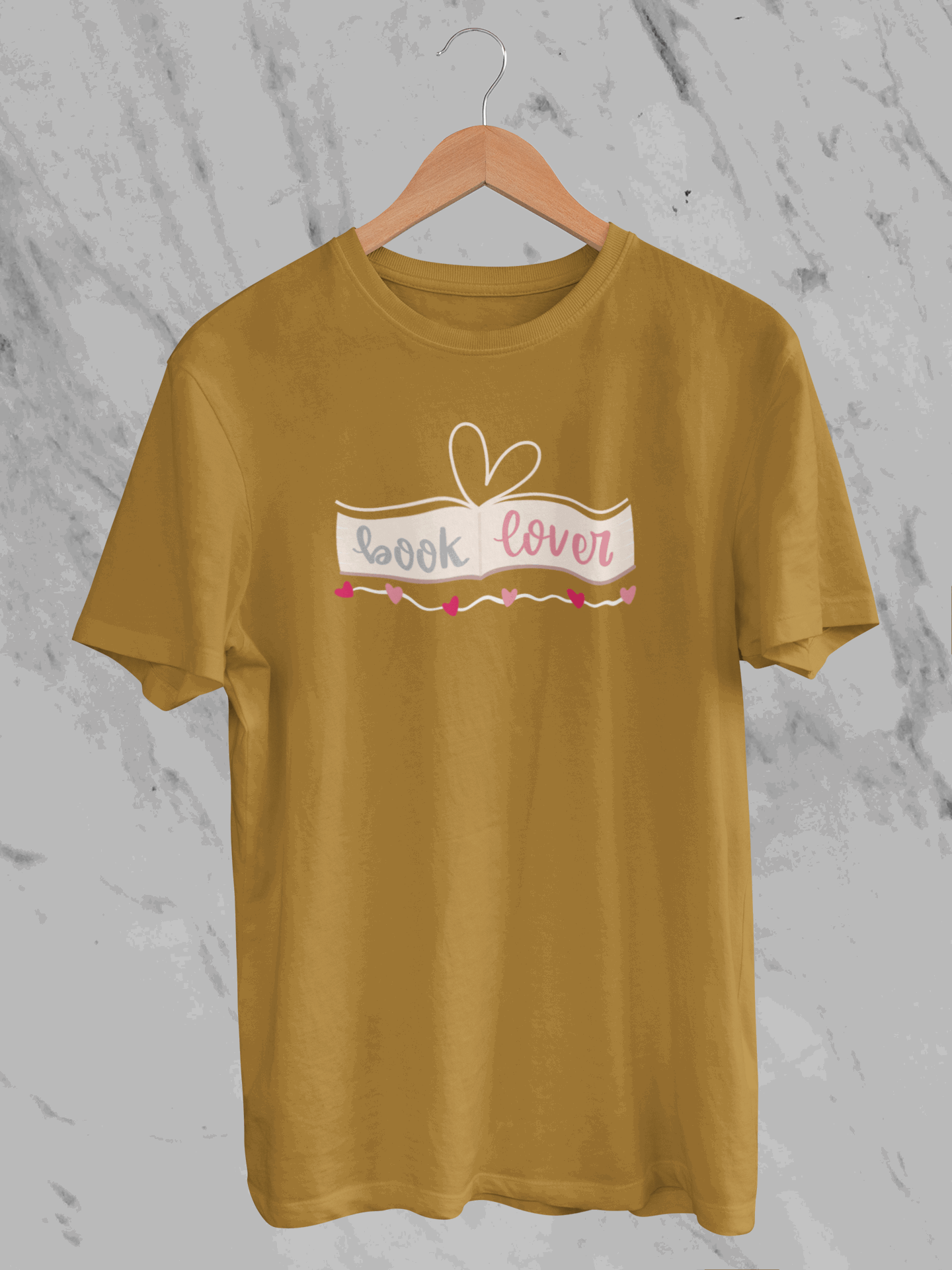 Heart Book Lover (Unisex T-Shirt)